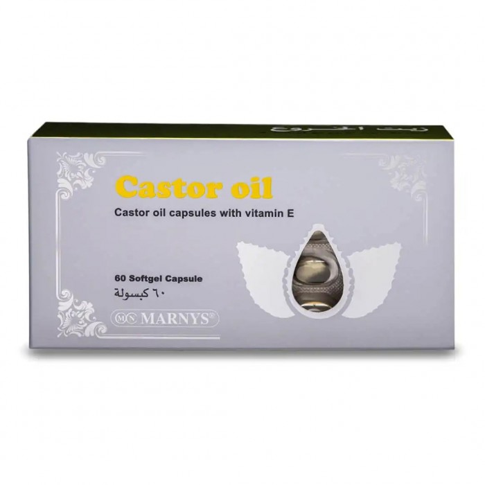 Marnys Castor Oil 60 Capsules 
