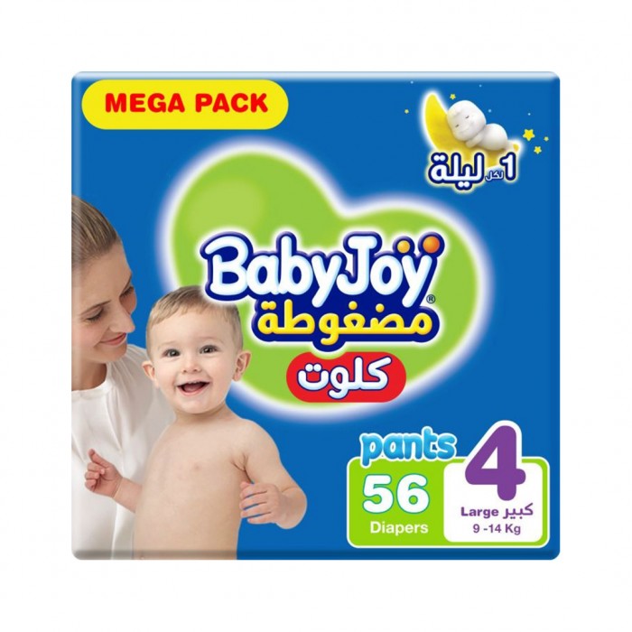 Babyjoy Culotte Mega Large Size (4) 56 Diapers 10-18 kg