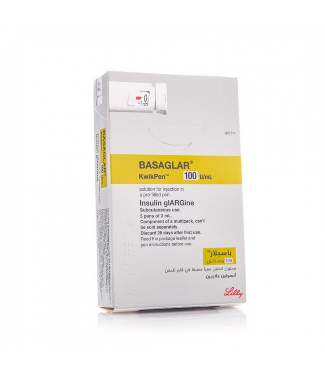 BASAGLAR KWIKPEN 100U 5X3ML