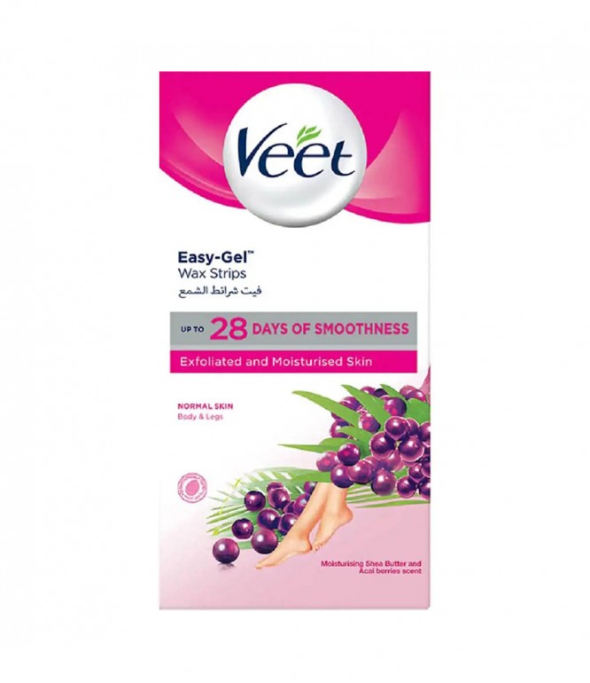 Veet Wax Strips For Normal Skin 20 pcs