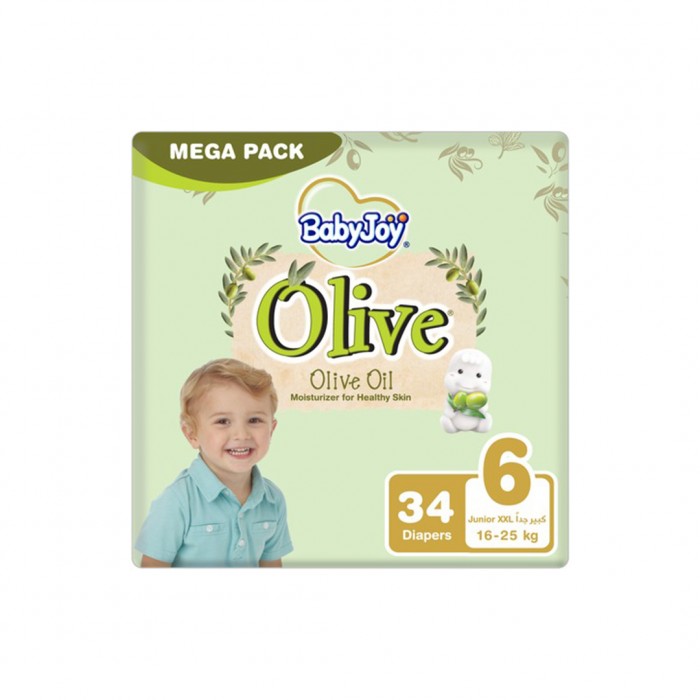 BabyJoy Olive Oil 6 - 34 Diapers
