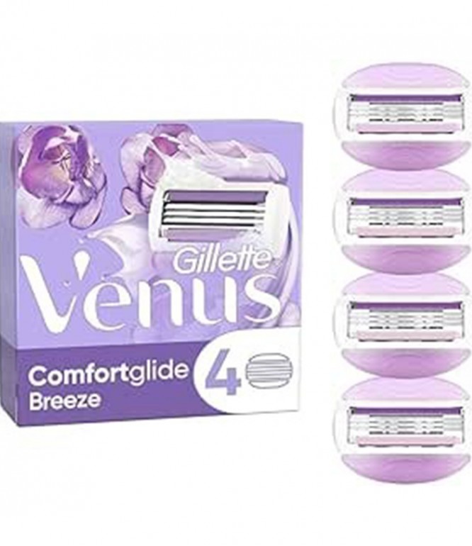 شفرات الحلاقة جيليت فينوس Breeze للنساء 4 حبة