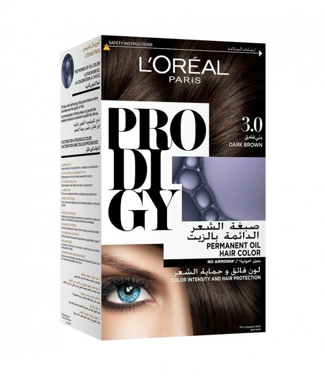 L'Oreal Prodigy Hair Color 3.0 Dark Brown 