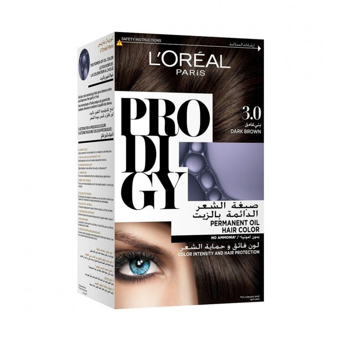 L'Oreal Prodigy Hair Color 3.0 Dark Brown 