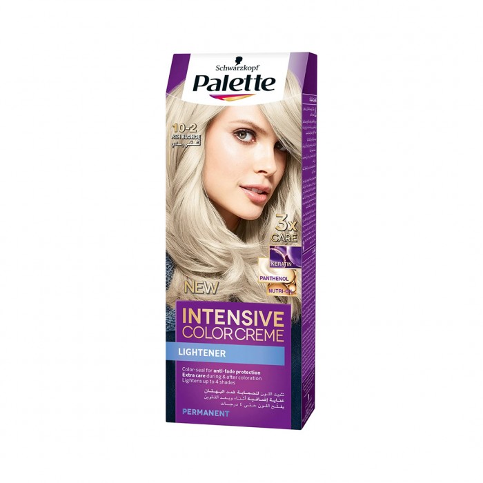 Palette Intensive Color Creme Hair Color 10-2 Ash Blonde