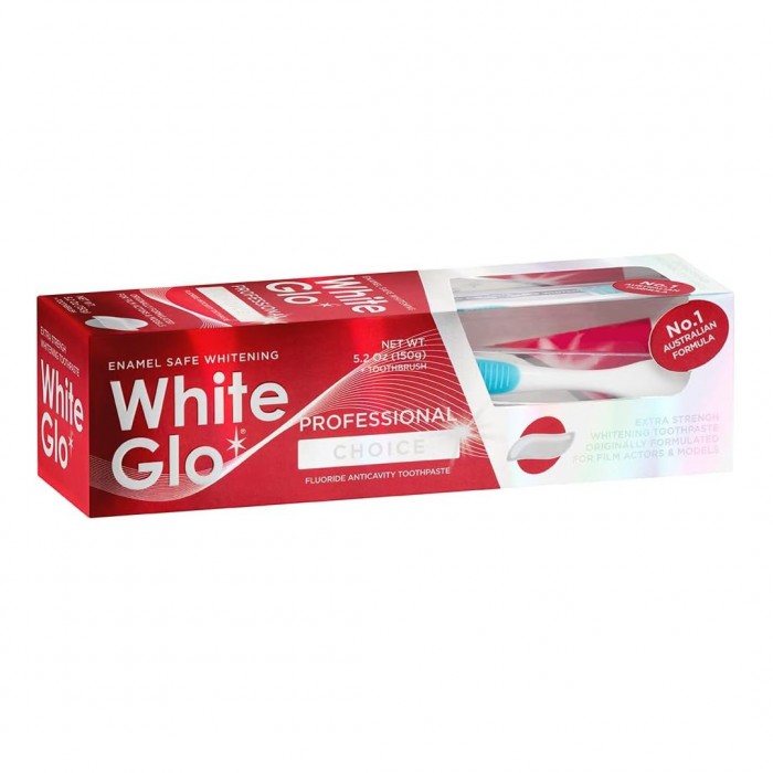 White Glo Professional Choice Whitening Toothpaste 100gm