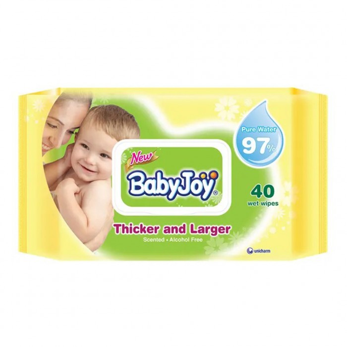 Baby Joy Wipes Thick 40 Pieces