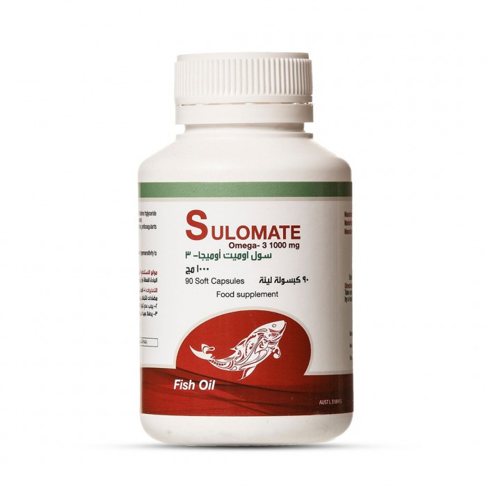 Sulomate 1000 mg Omega 3 Capsule 90's