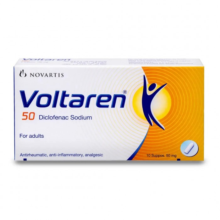 Voltaren 50 mg SUPP For Adult 10'S