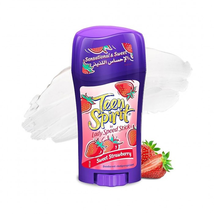 Lady Speed Stick Teen Spirit Anitperspirant, Sweet Strawberry, 65G