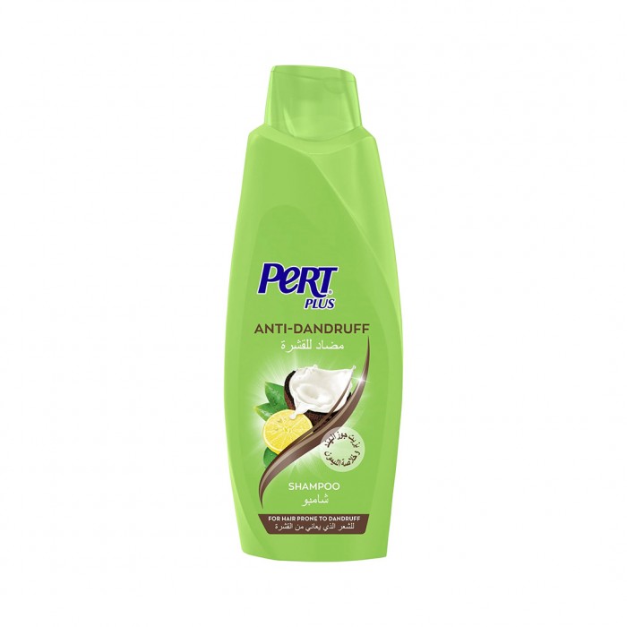 Pert Plus Shampoo Anti Dandruff With Coconut Oil & Lemon Extract 600 ml
