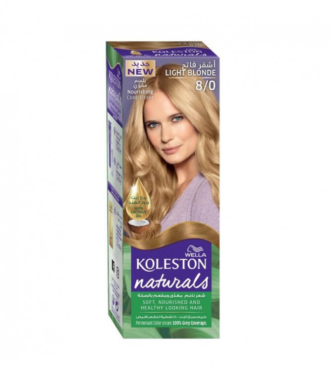 Koleston Naturals Hair Color Light Blonde 8/0