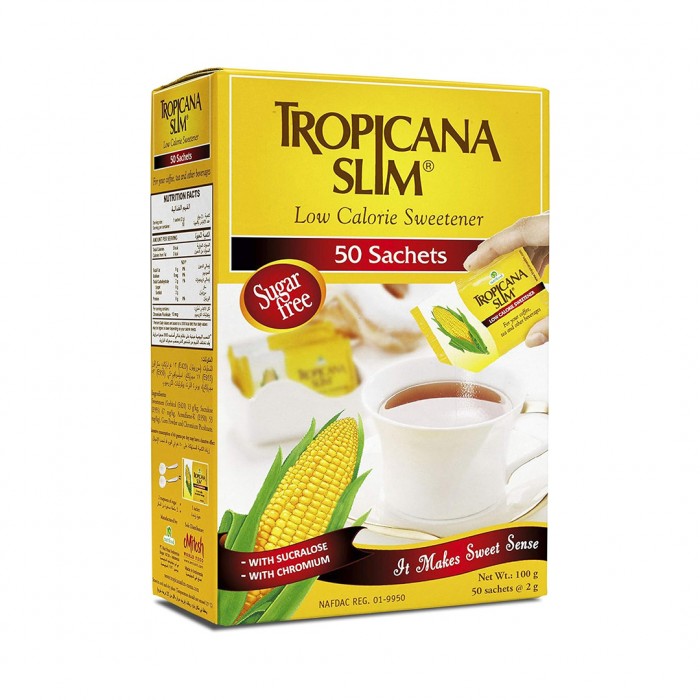 Tropicana Slim Low Cal Sweetener - 50 Pcs