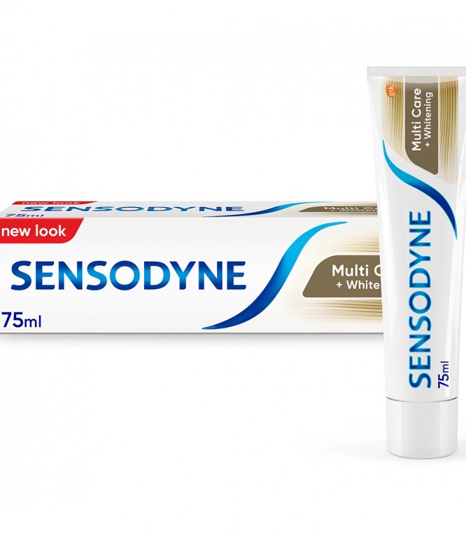 Sensodyne Multi Care + Whitening Toothpaste for Sensitive Teeth 75ml