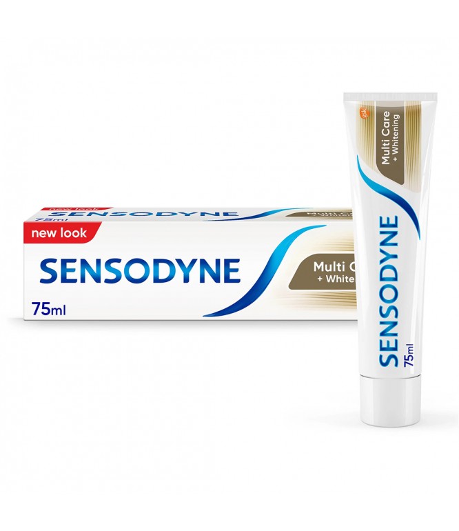 Sensodyne Multi Care + Whitening Toothpaste for Sensitive Teeth 75ml