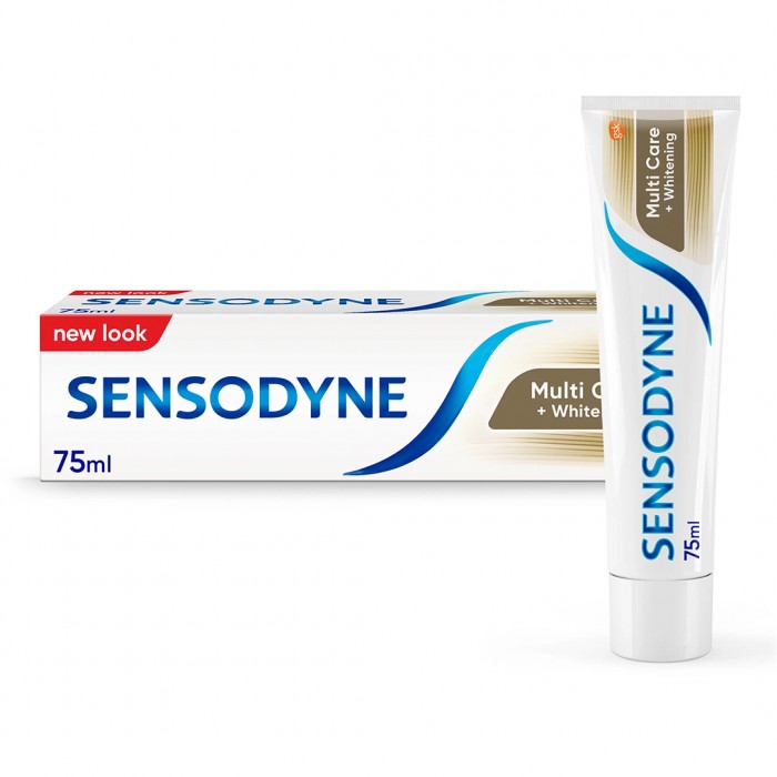 Sensodyne Multi Care + Whitening Toothpaste for Sensitive Teeth 75ml