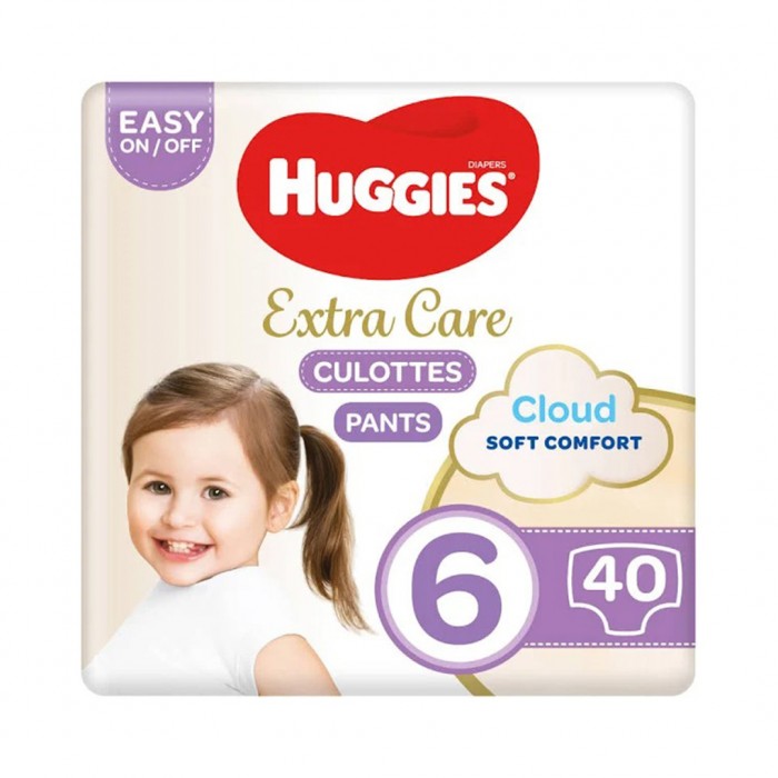 Huggies Extra Care Pants Size 6 Value Pack 40 Diaper 