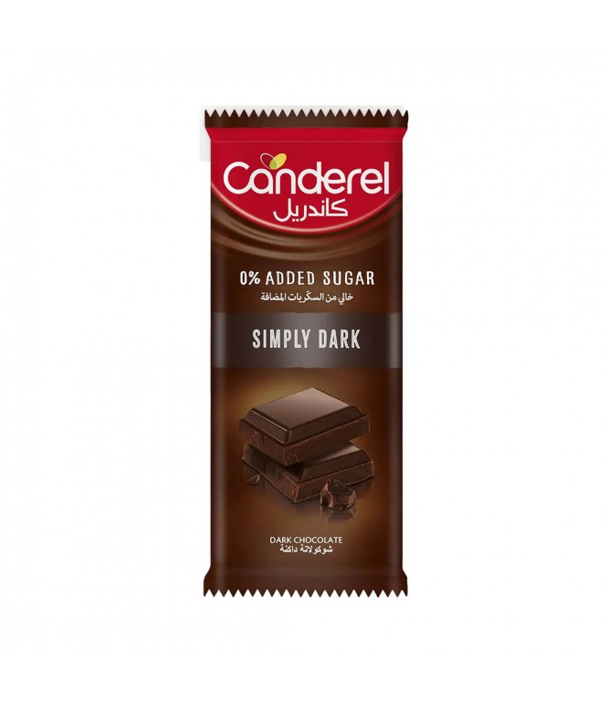 Canderel Dark Chocolate Without Added Sugar - 100 Gm