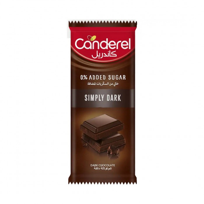 Canderel Dark Chocolate Without Added Sugar - 100 Gm