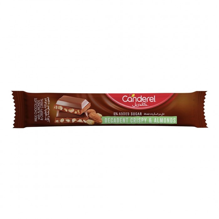 Canderel Chocolate Crispy & Almonds Without Added Sugar - 27 Gm