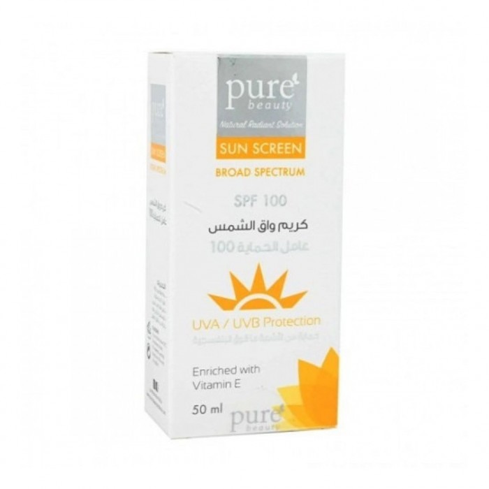 Pure Beauty Sunscreen SPF 100 With Vitamin-E - 50ML