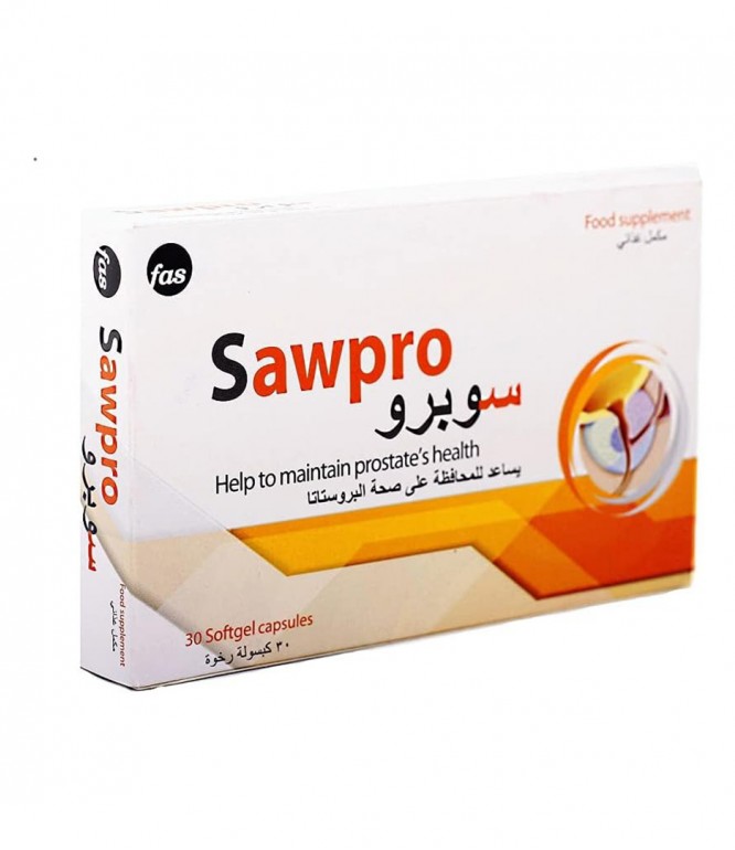 سوبرو مكمل غذائي لصحة البروستاتا 30 كبسولة