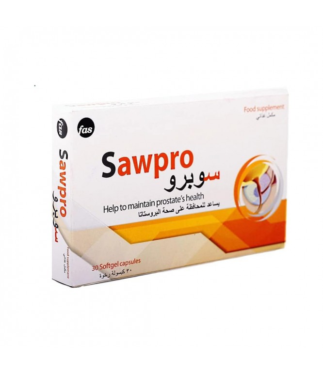 سوبرو مكمل غذائي لصحة البروستاتا 30 كبسولة