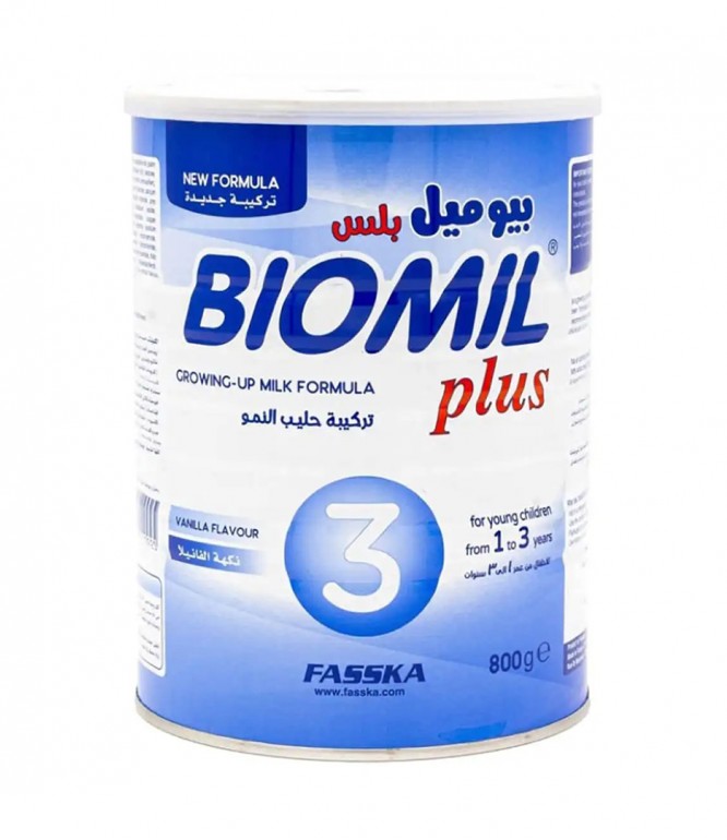 بيوميل حليب أطفال بلس (3) 800 جرام