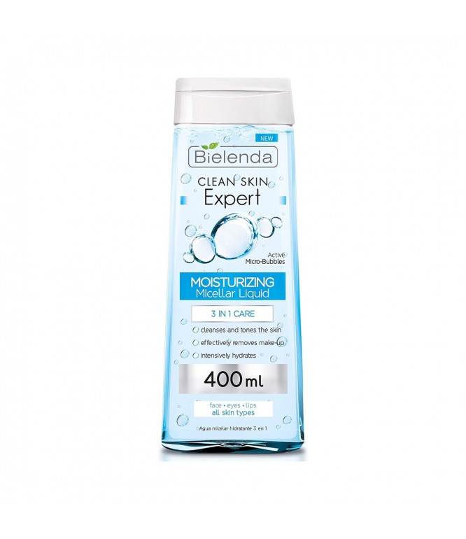 Bielenda Clean Skin Expert Moisturizing Micellar 3in1 Care- 400ml