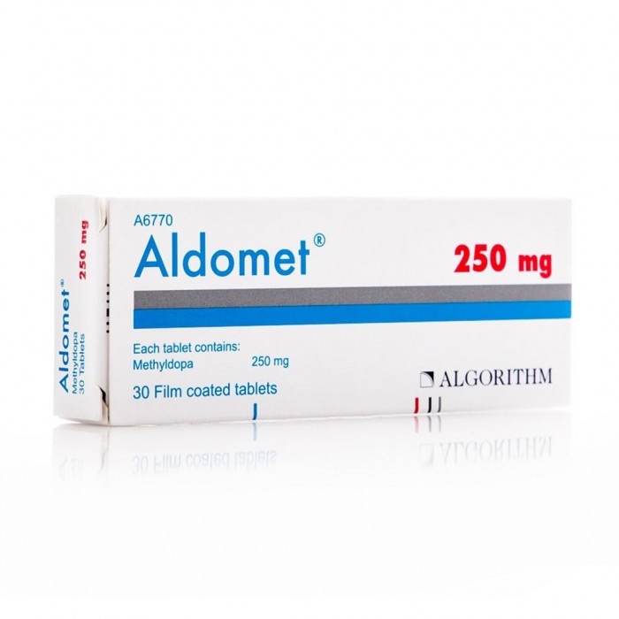 Aldomet 250 mg Tablets 30's