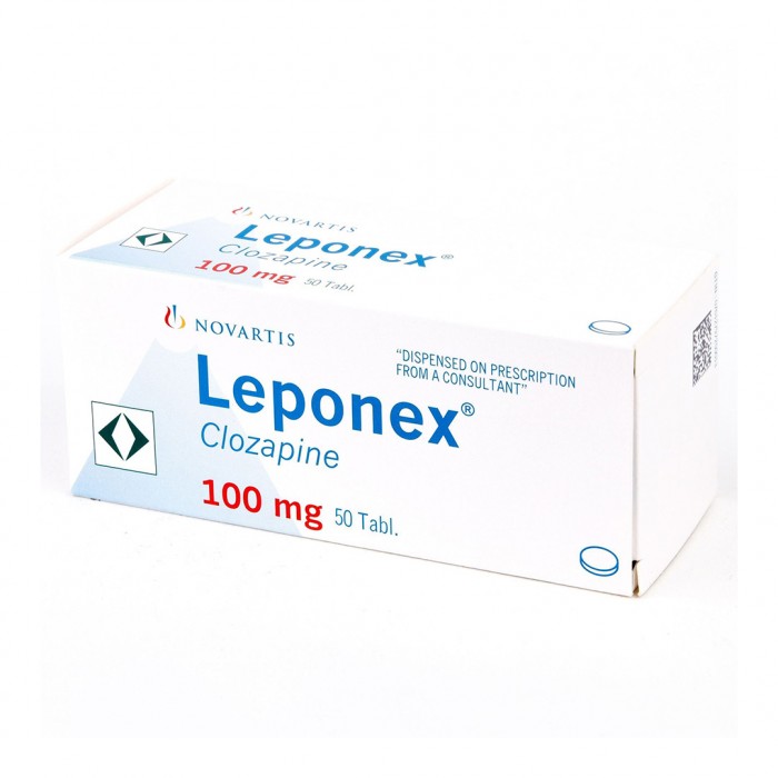 Leponex 100 mg Tablets 50'S