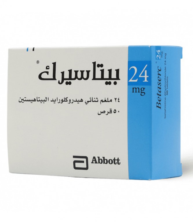 BETASERC 24 MG TAB 50'S