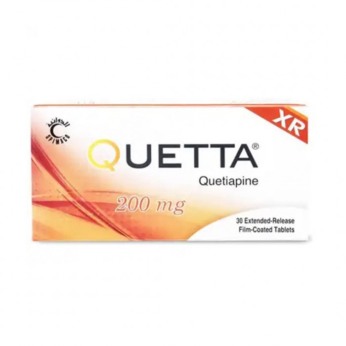 QUETTA XR 200 MG TAB 30'S