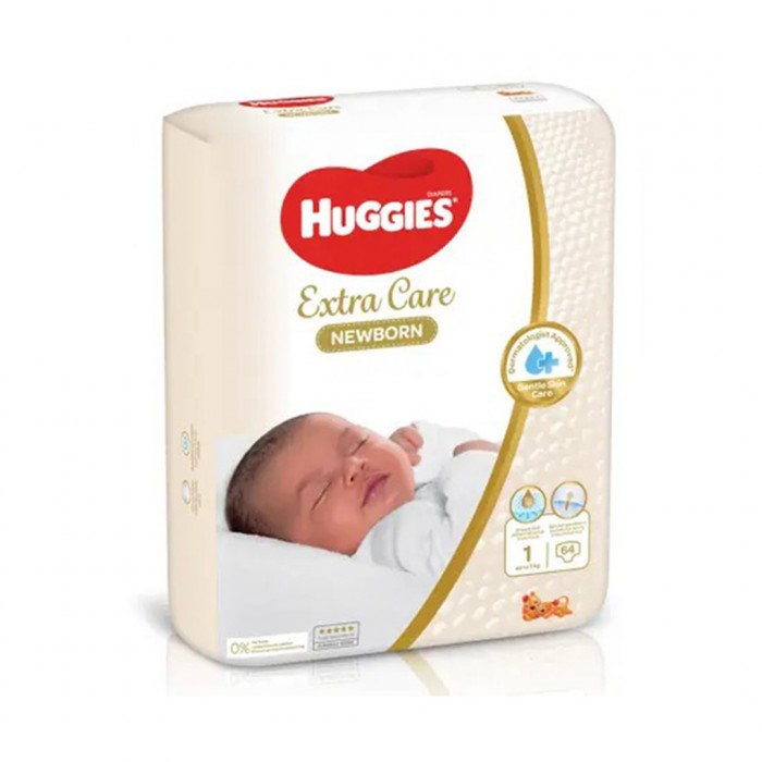 Huggies Baby Diapers Size 1 New Born -64's