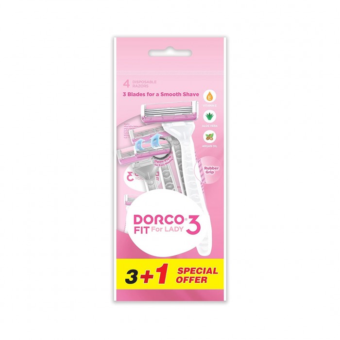 Dorco disposible Razor 3 Fit For Lady- 3+1's