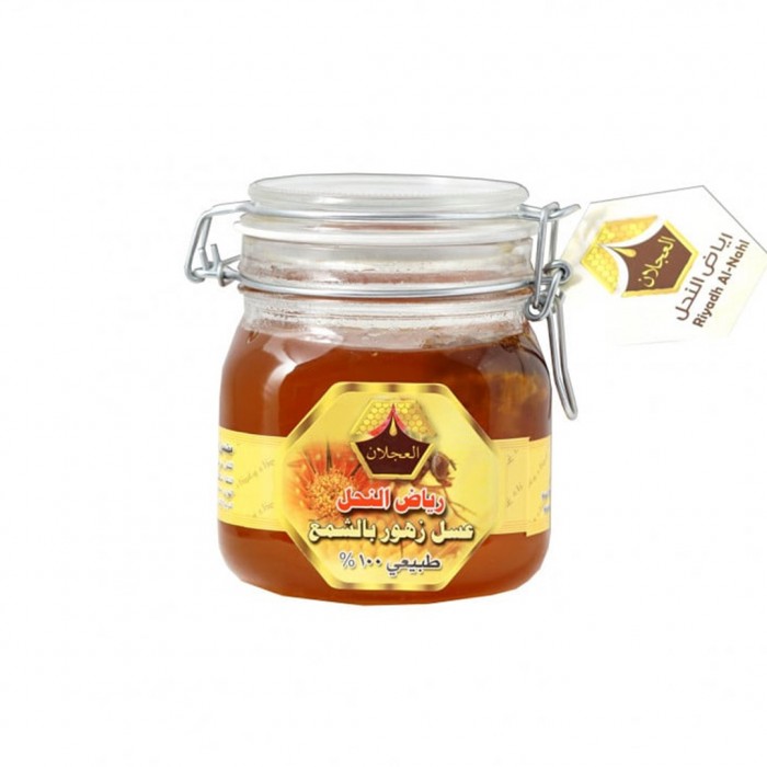 Riyadh Al Nahl Natural Flower Honey with Wax 1 kg