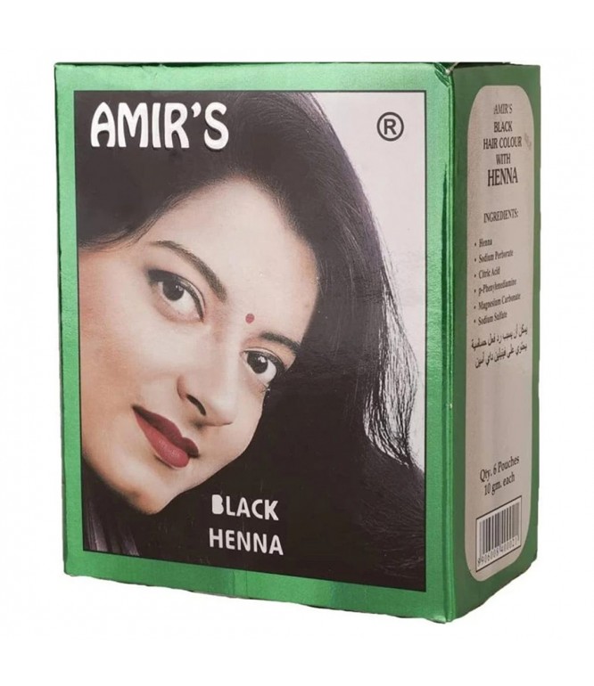 Amir'S Henna Black 6X10GM