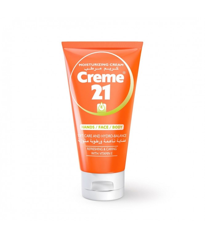 Creme 21 Moisturizing Cream Hand Face Body with Vitamin E 75 ML