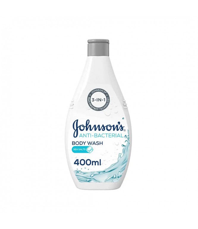 Johnson's Anti-Bacterial Sea Salts Body Wash 3-in-1 400ml