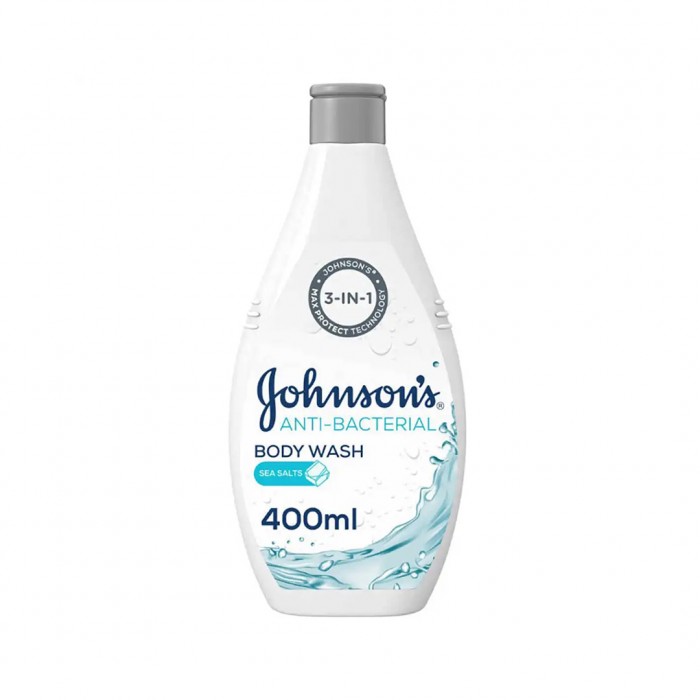 Johnson's Anti-Bacterial Sea Salts Body Wash 3-in-1 400ml
