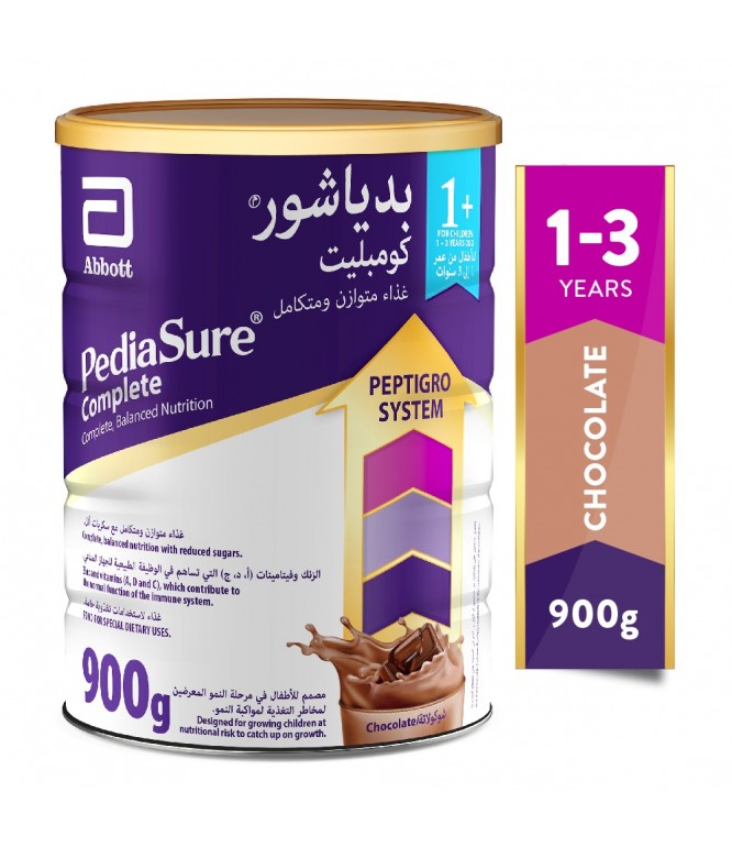 بدياشور حليب أطفال غذاء تكميلي بالشوكولاتة من عمر 1-3 سنوات 900 جم