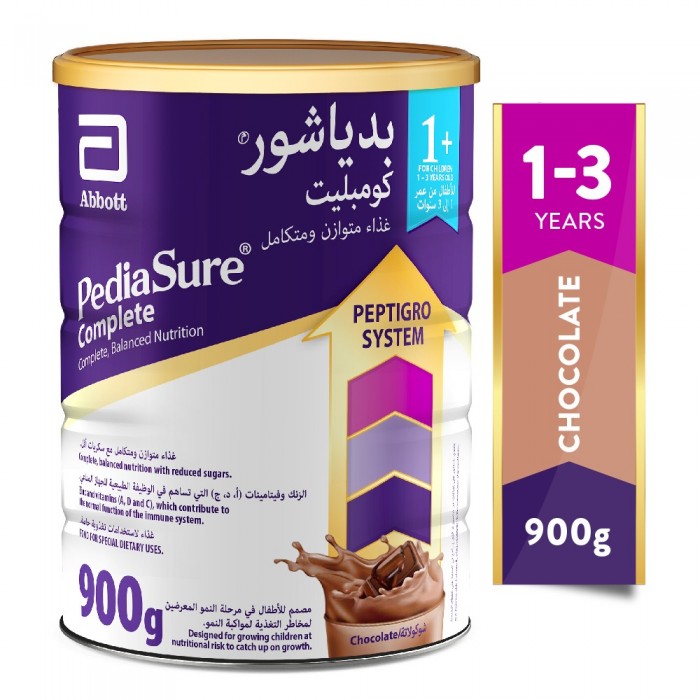 بدياشور حليب أطفال غذاء تكميلي بالشوكولاتة من عمر 1-3 سنوات 900 جم
