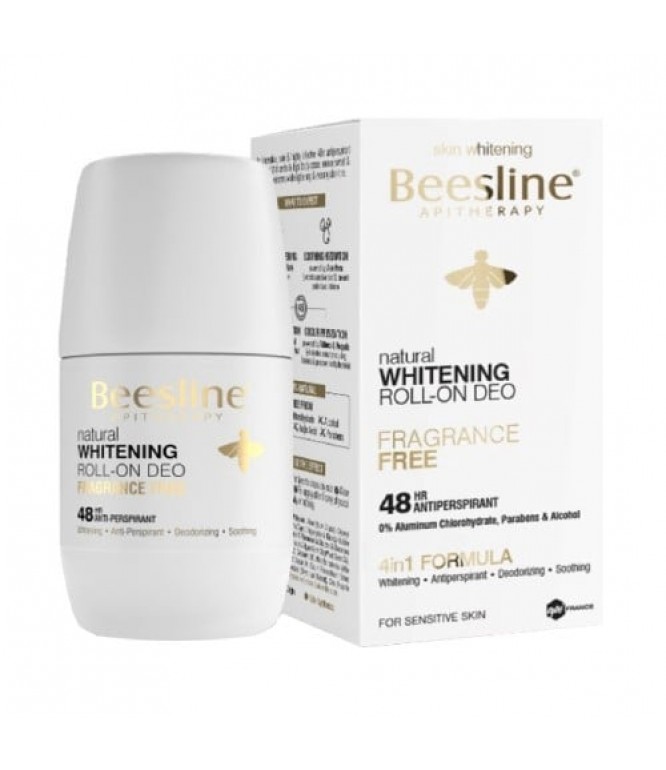 Beesline Deodorant Roll Fragrance Free 50 ml 