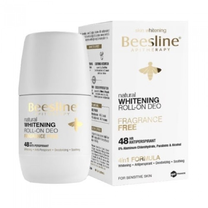 Beesline Deodorant Roll Fragrance Free 50 ml 