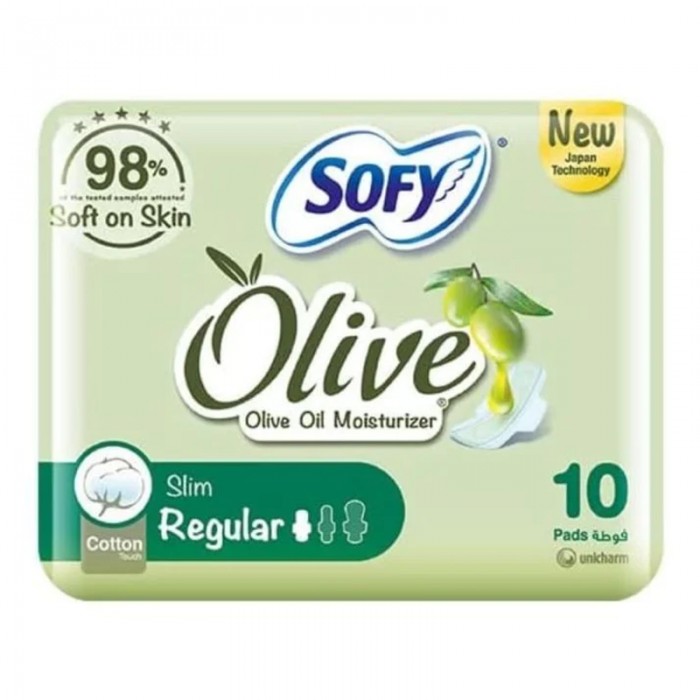 Sofy Slim (Gentle to Skin)  Regular Olive 10'S