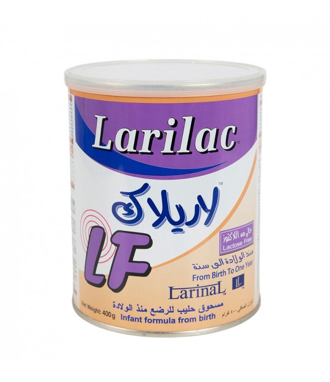 لاريلاك حليب أطفال خالي من اللاكتوز (0-12 شهر) 400 جم