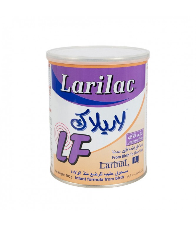 لاريلاك حليب أطفال خالي من اللاكتوز (0-12 شهر) 400 جم