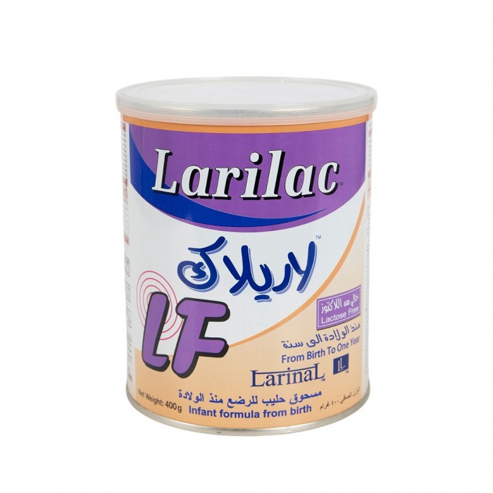 لاريلاك حليب أطفال خالي من اللاكتوز (0-12 شهر) 400 جم