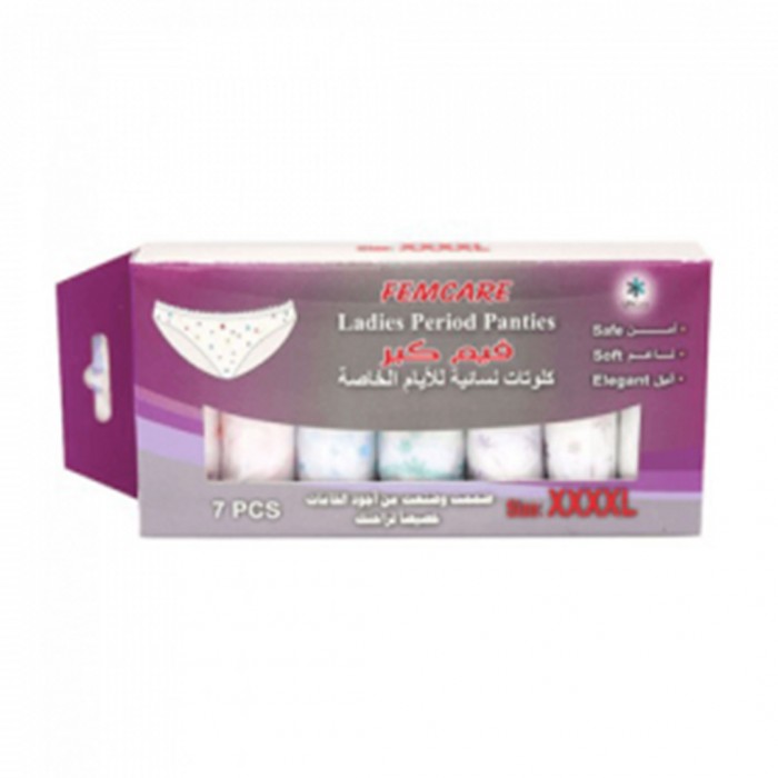 Femcare Ladies Period Panties 4XL | 7Pcs