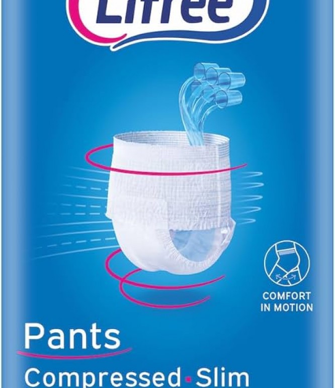 Lifree Adult Diapers Clot Medium 18 Pieces